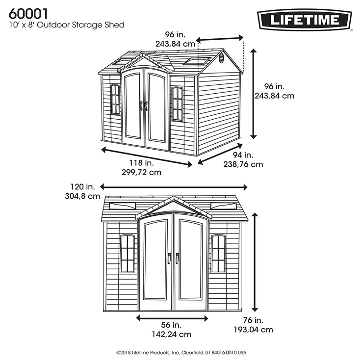 Lifetime, Gran Cobertizo de 4 Puertas — Imagen 2 de 4