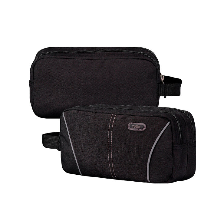 Mochila Cambri con estuche multiuso Zurich Negro Totto — Imagen 3 de 4