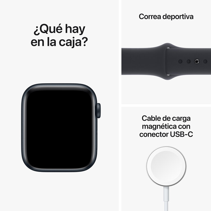 Apple Watch SE (GPS + Celular) Caja de Aluminio Medianoche 44mm con correa deportiva color medianoche  — Imagen 3 de 4