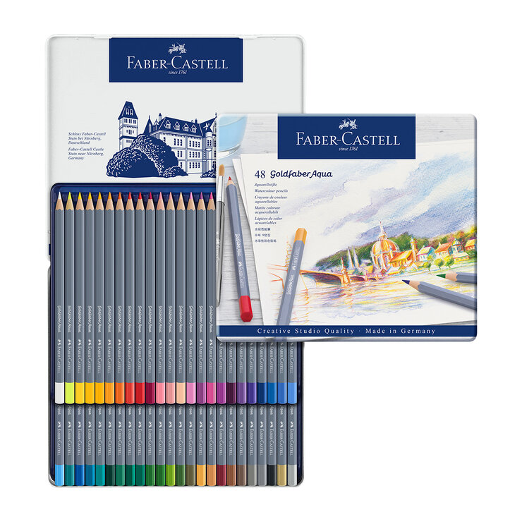 Faber-Castell Estuche de Lápices Acuarelables Goldfaber con 48 Piezas — Imagen 2 de 3