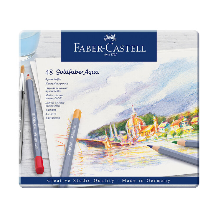 Faber-Castell Estuche de Lápices Acuarelables Goldfaber con 48 Piezas — Imagen 3 de 3