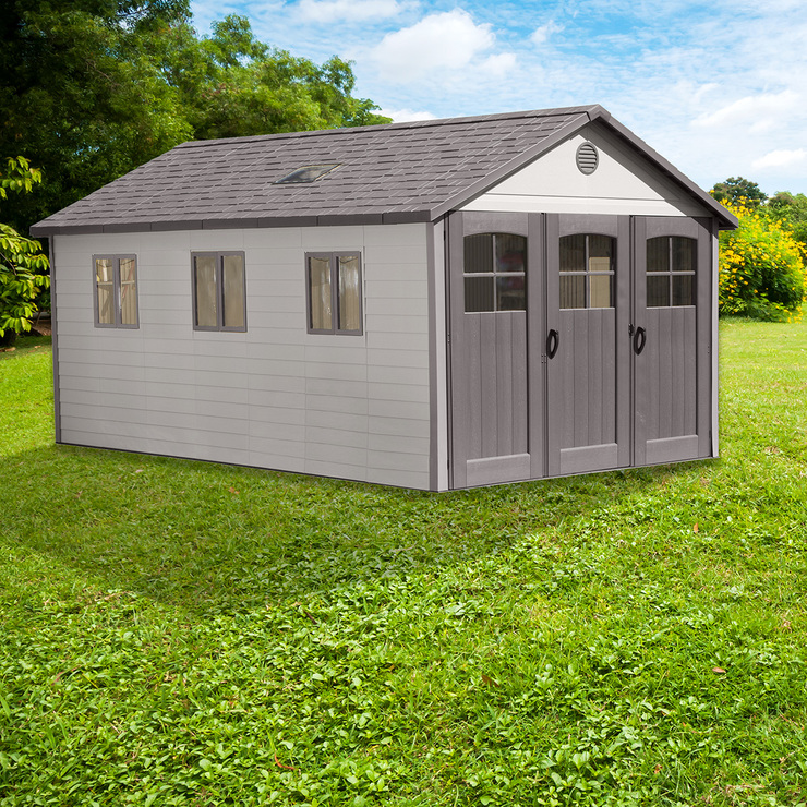Lifetime cobertizo de 3.35m x 6.40m — Imagen 1 de 4