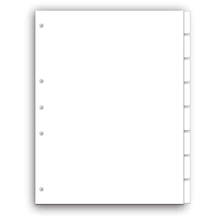 Wilson Jones Separadores Insertables 8 Divisiones Transparentes con 24 Cajas — Imagen 2 de 2