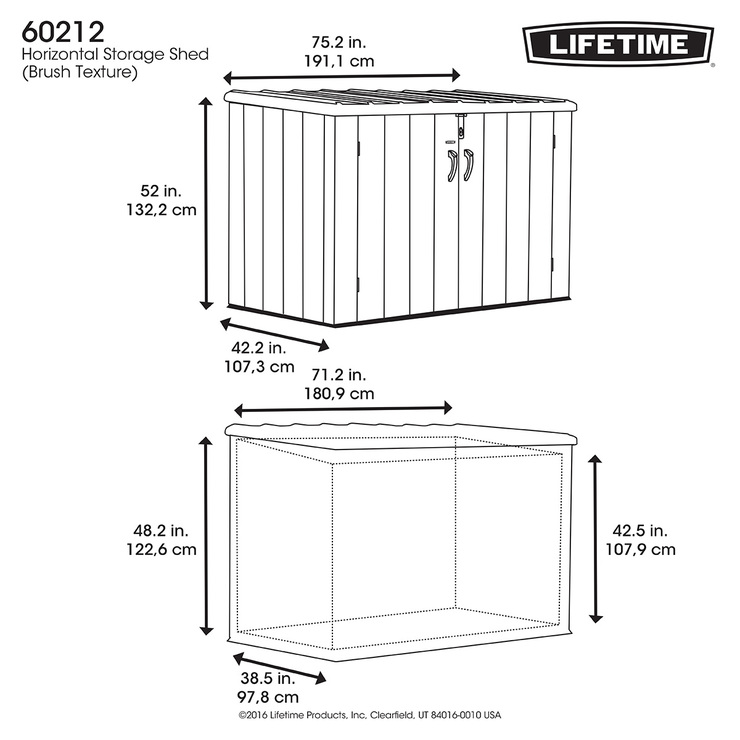 Lifetime Cobertizo Horizontal  — Imagen 3 de 4
