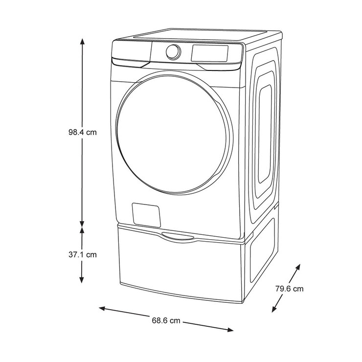 Lavadora 22Kg con pedestal Samsung — Imagen 2 de 2