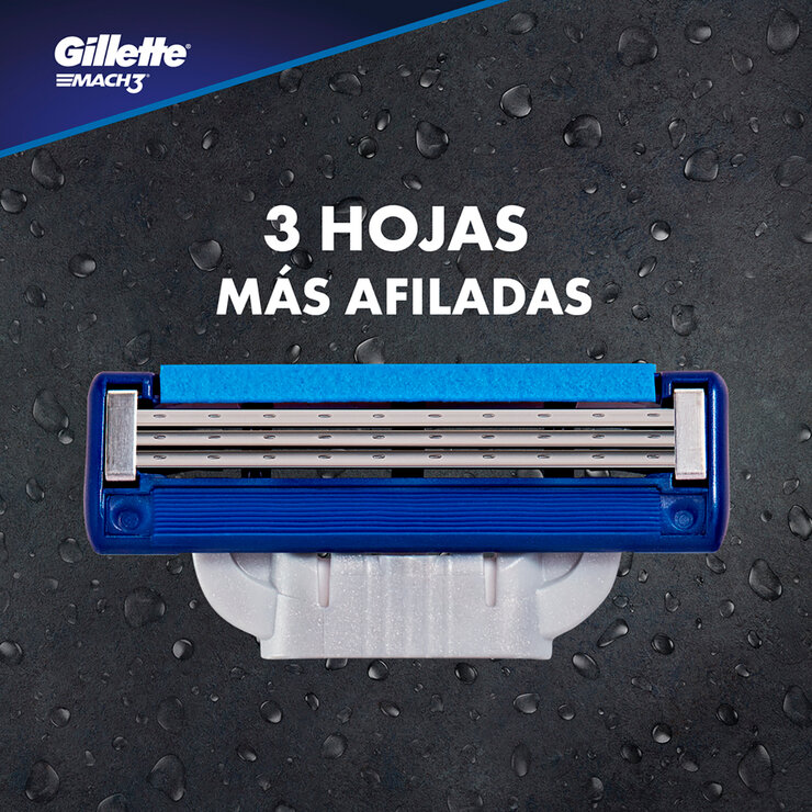 Gillette Proglide Máquina Para Afeitar Recargable + 9 Repuestos Para Afeitar — Imagen 4 de 4