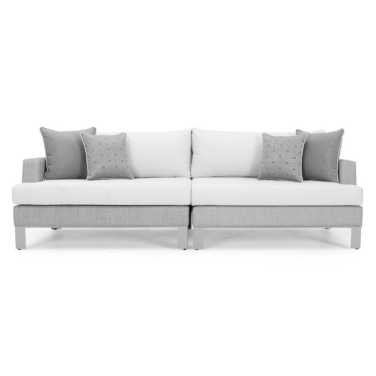 Portofino Sala para Jardín Modern Sling de 8 piezas, Color Gris — Imagen 2 de 4