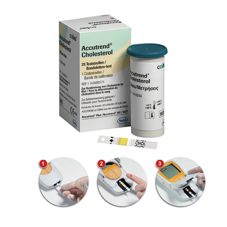Accutrend Colesterol 25 Tiras — Imagen 1 de 2
