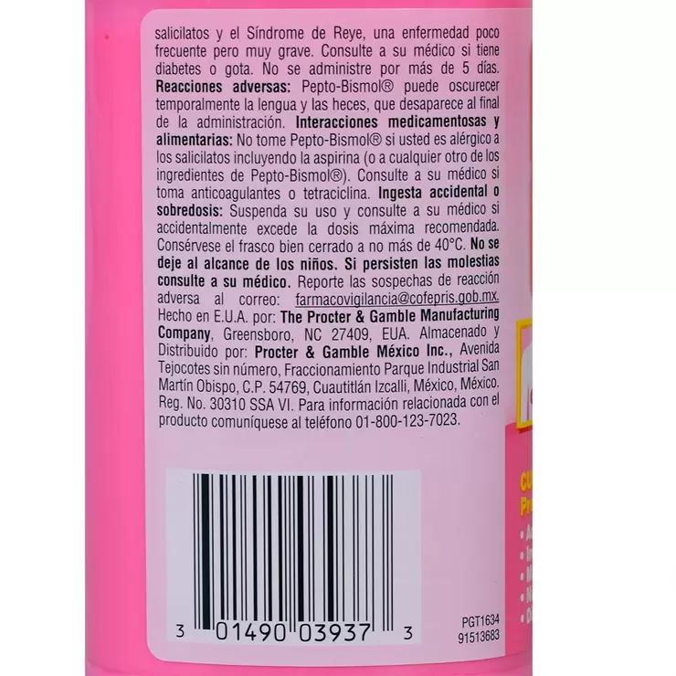 Pepto Bismol Frasco de 473 ml — Imagen 2 de 3