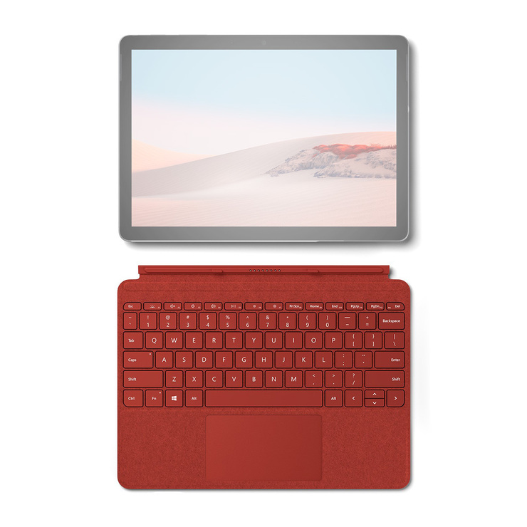 Teclado/ Funda  para Microsoft Surface Go (Go2 y Go3) - Rojo — Imagen 1 de 2