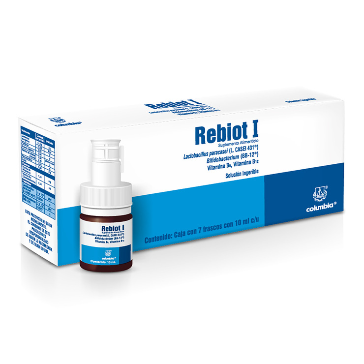 Rebiot-I (Bifidocactrium) 7 Frascos de 10ml — Imagen 2 de 2