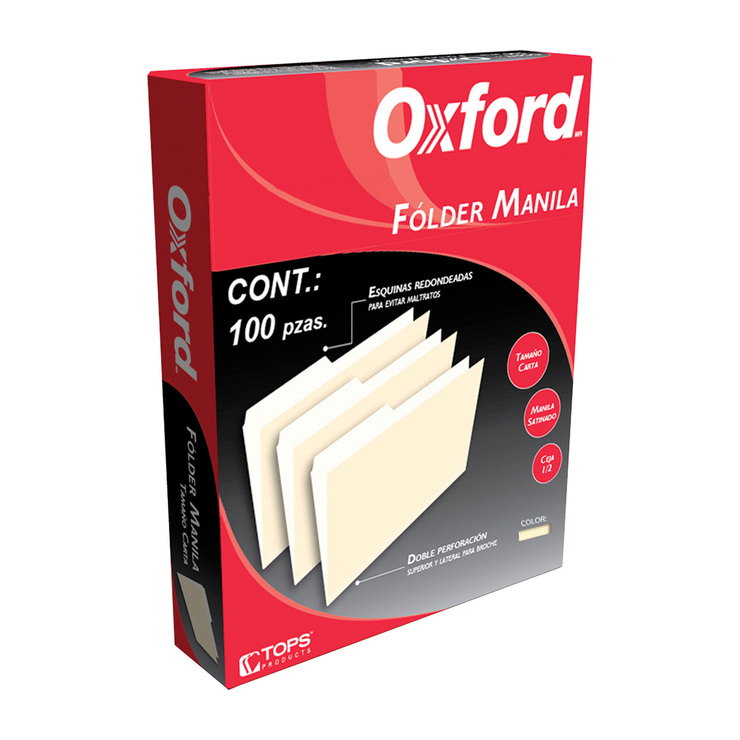 Oxford folder manila tamaño carta — Imagen 2 de 3