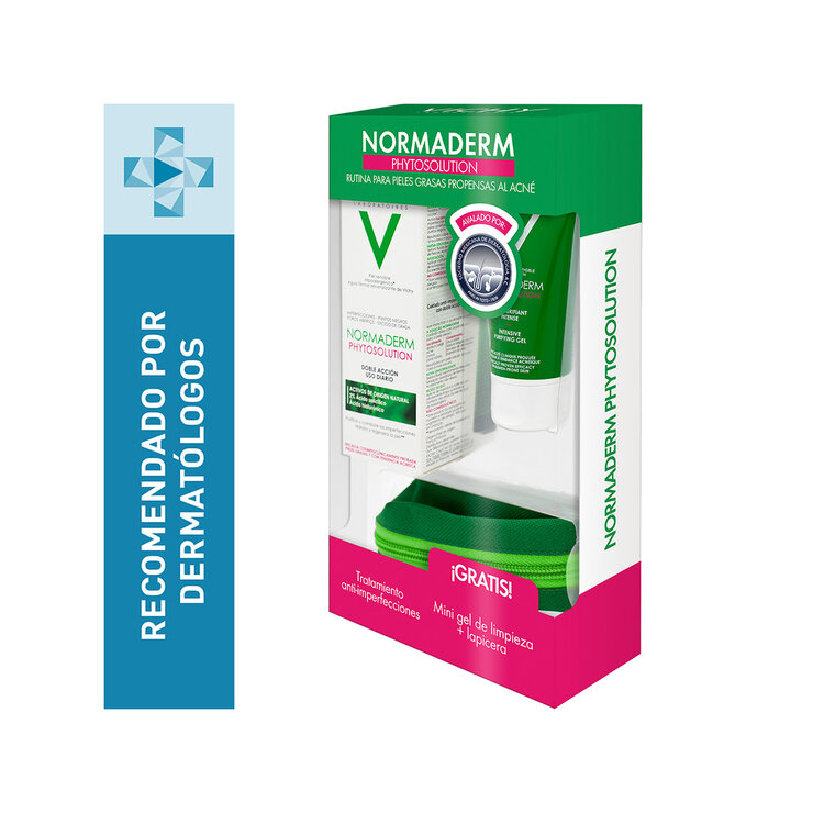 Vichy Kit Piel Grasa Normaderm Tratamientos y estuche — Imagen 4 de 4