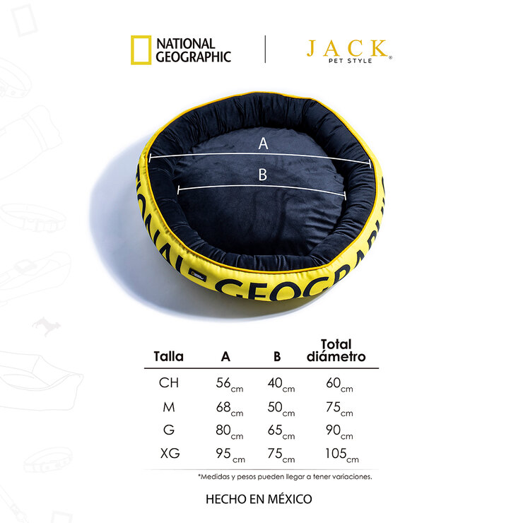 National Geographic Apolo Cama para Perro Amarilla — Imagen 4 de 4