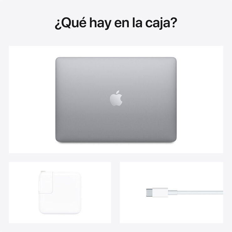 Apple Macbook Air 13" Chip M1 256GB Gris Espacial — Imagen 2 de 4