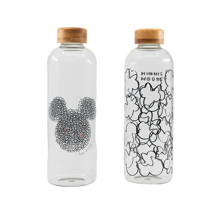 Disney Mickey and Friends Set de 2 Botellas de Vidrio de 1.03 L — Imagen 3 de 4