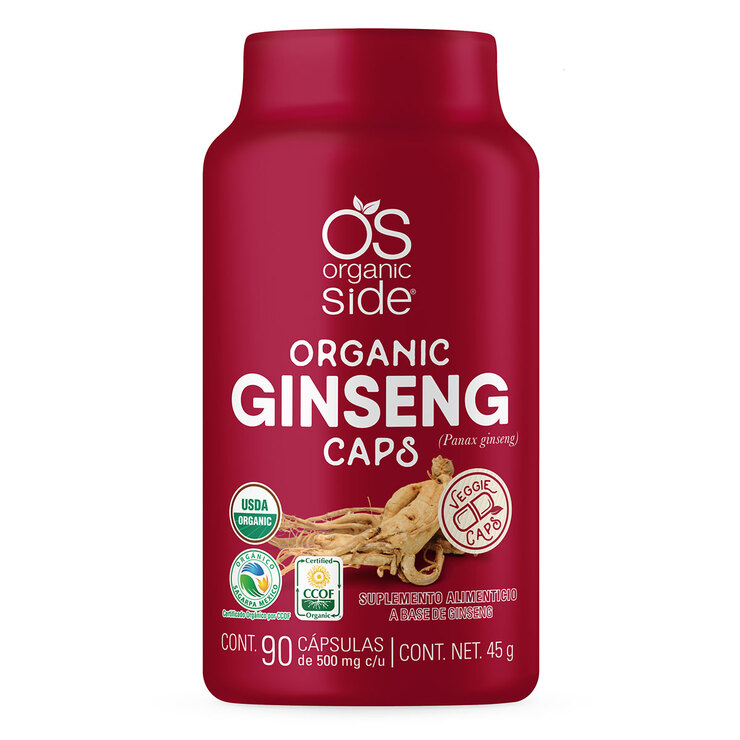 Organic Side Ginseng 90 Cápsulas
