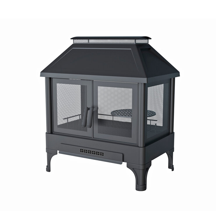 Hello Outdoors, Chimenea Rectangular Para Exteriores — Imagen 2 de 4
