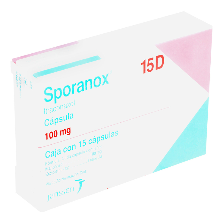 Sporanox 100mg 15 Cápsulas — Imagen 2 de 2
