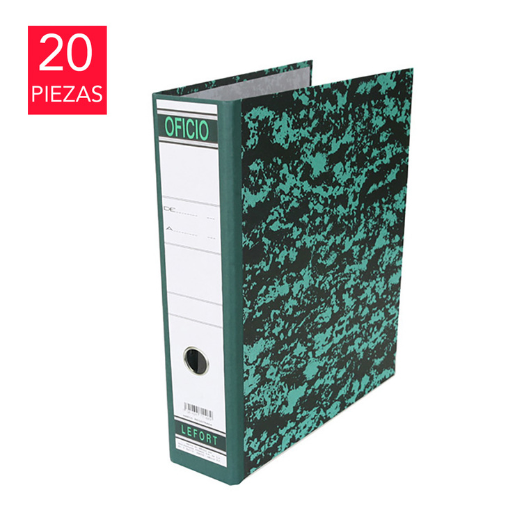 Azor Carpeta Registradora Tamaño Oficio 20 Piezas