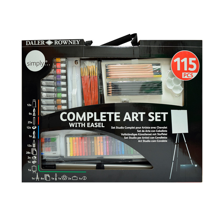 Daler & Rowney Set de Arte con Caballete 115 Piezas — Imagen 3 de 4