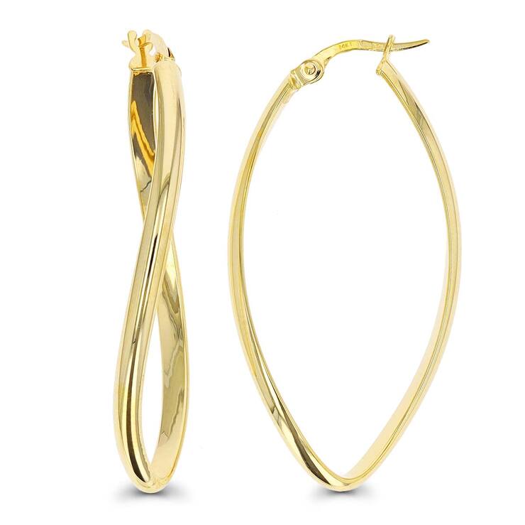 Aretes, Oro Amarillo de 14K — Imagen 1 de 2
