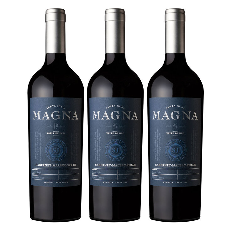 Vino Tinto Santa Julia Magna Red Blend 3 de 750ml — Imagen 1 de 3