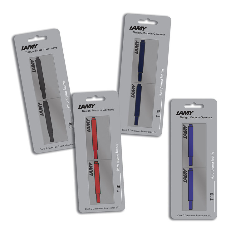 Lamy tinta T10 para plumas fuente 4 paquetes con 2 cajas cada uno — Imagen 1 de 4