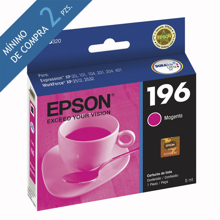 Epson cartucho de tinta 196 magenta