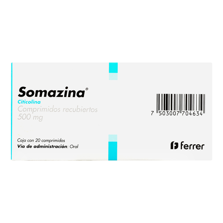 Somazina 500mg 20 Comprimidos — Imagen 2 de 2