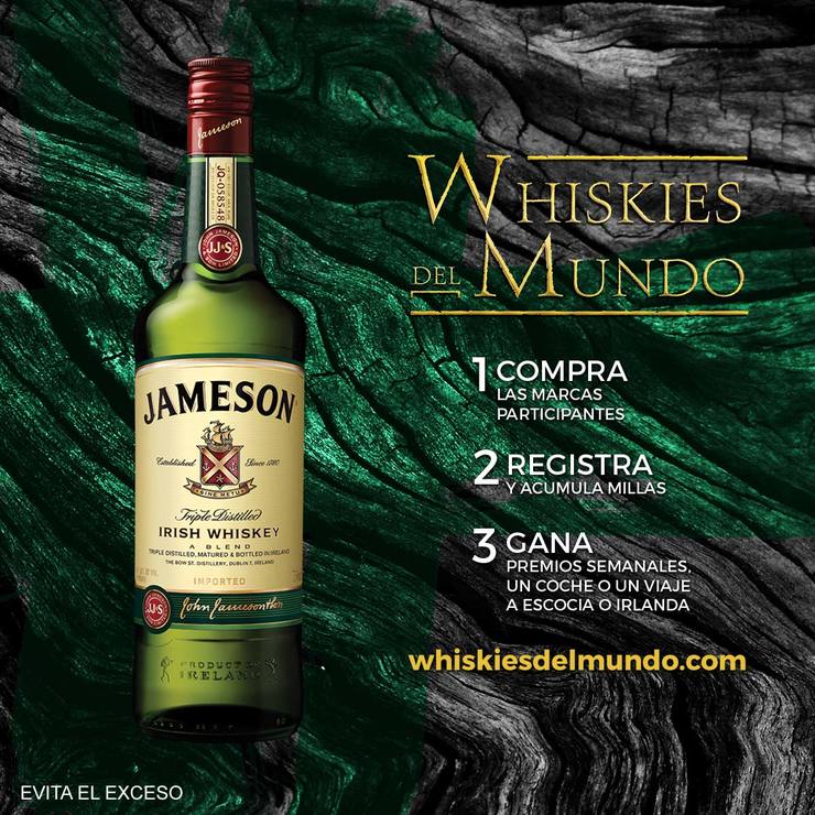 Whiskey Jameson 750ml — Imagen 2 de 2
