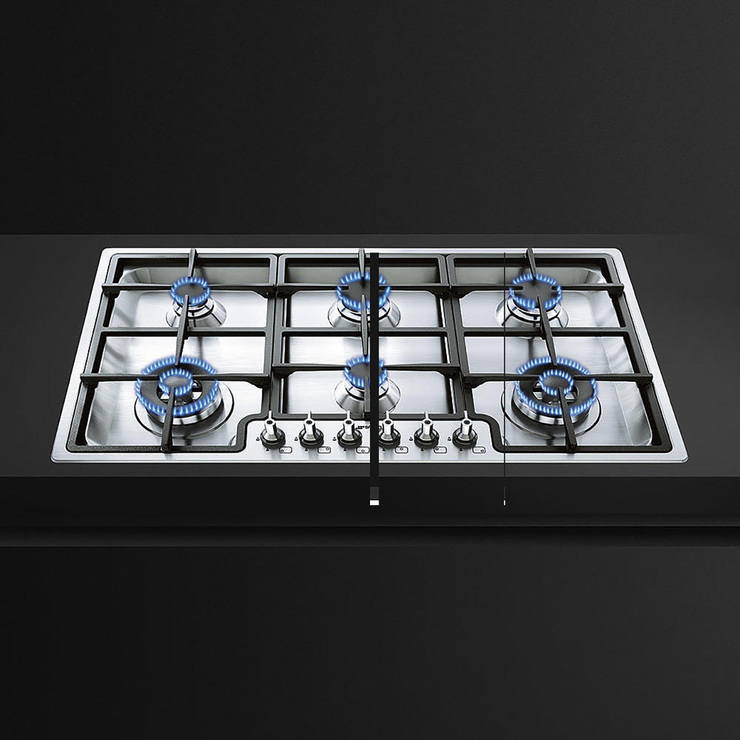 Parrilla de gas 90cm Smeg — Imagen 3 de 4