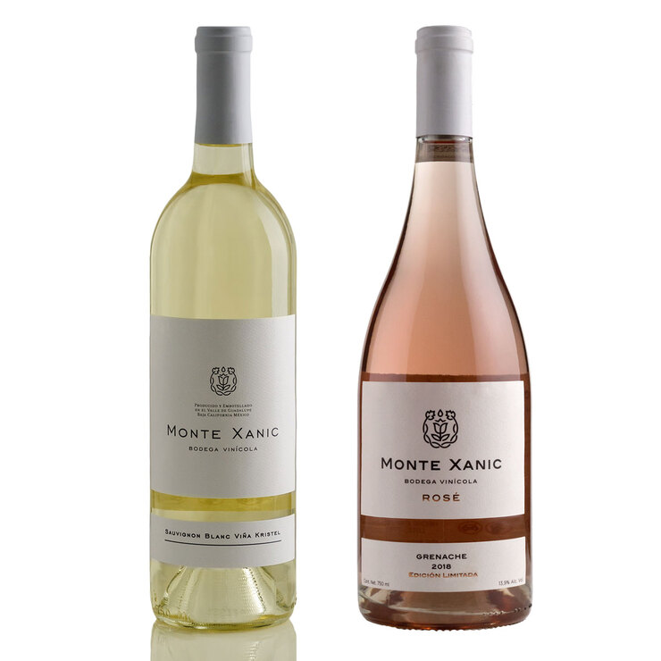 Vino Blanco Monte Xanic Viña Kristel 750ml + Vino Rosado Monte Xanic 750ml — Imagen 1 de 3