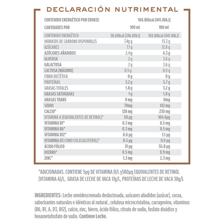 Santa Clara Leche sabor Helado de Chocolate 27 pzas de 200 ml — Imagen 2 de 3