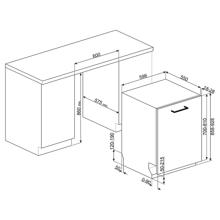 Lavavajillas 60cm 13 servicios Smeg — Imagen 4 de 4