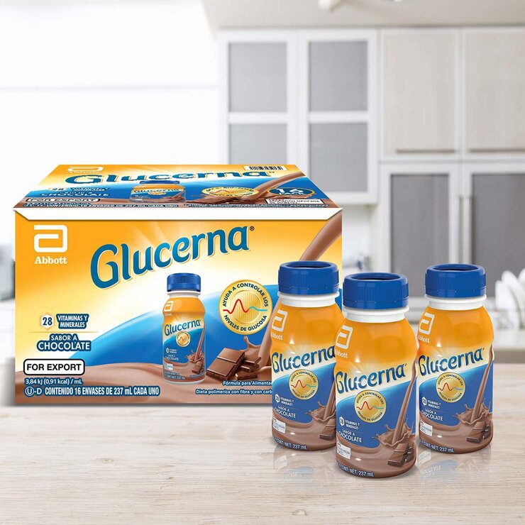 Glucerna Sabor Chocolate Caja de 16 Envases de 237ml c/u — Imagen 2 de 4