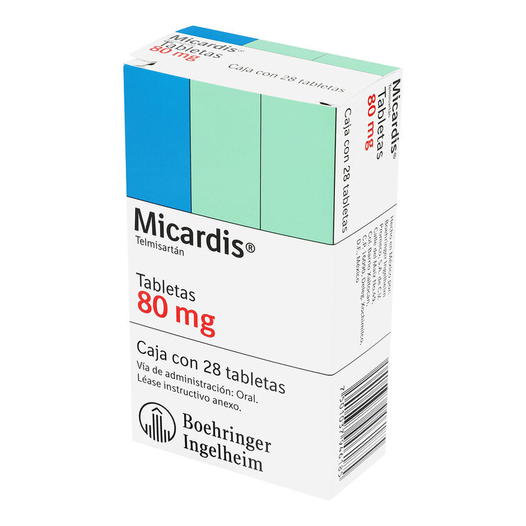 Micardis  80mg 28 Tabletas — Imagen 1 de 2