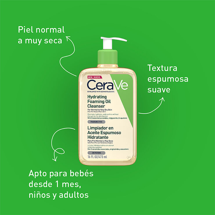Cerave Limpiador en Aceite de Ducha 473ml — Imagen 4 de 4