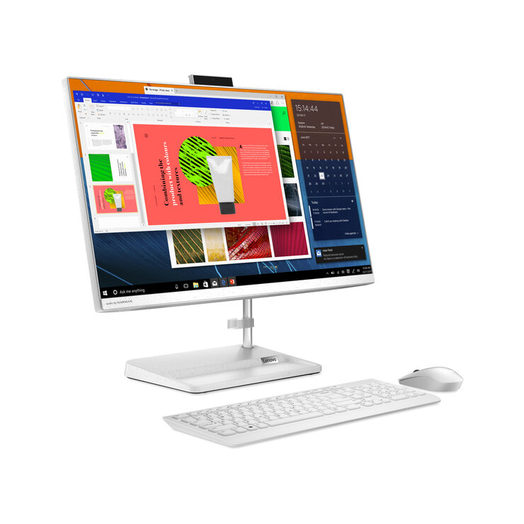 Lenovo 23.8" AIO AMD Ryzen 5 5500U 8GB 512GB SSD — Imagen 3 de 4