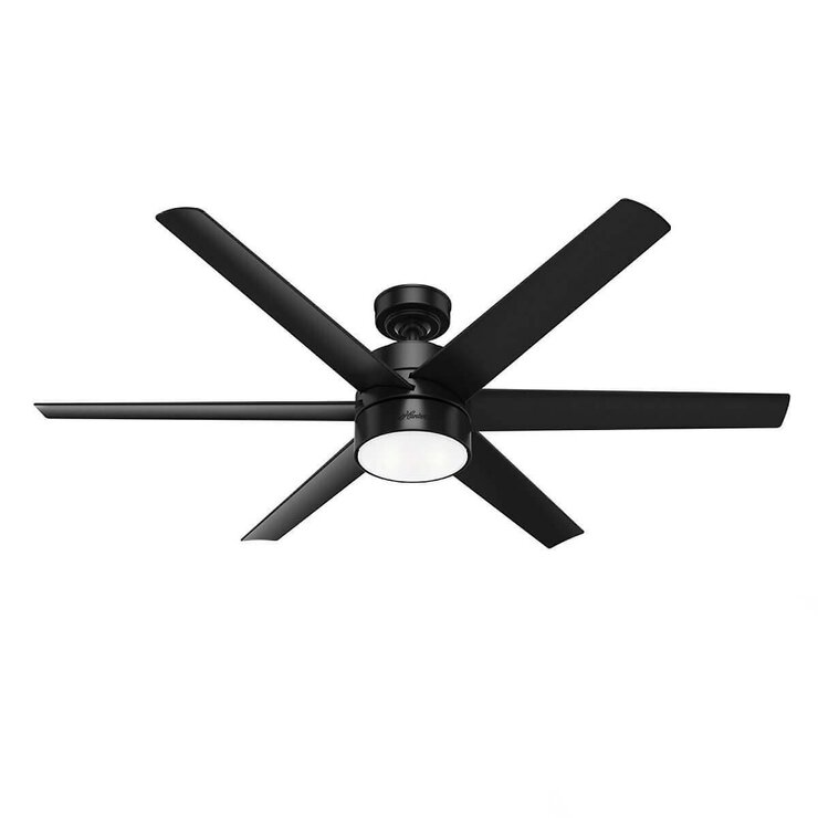 Hunter, Ventilador de Techo Solaria 60" - Negro Mate — Imagen 1 de 4