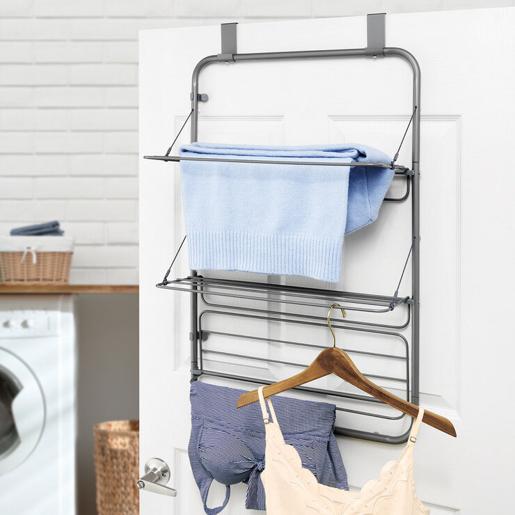 NeatFreak Rejilla de 3 Niveles para Colgar en la Puerta para Secar — Imagen 3 de 4