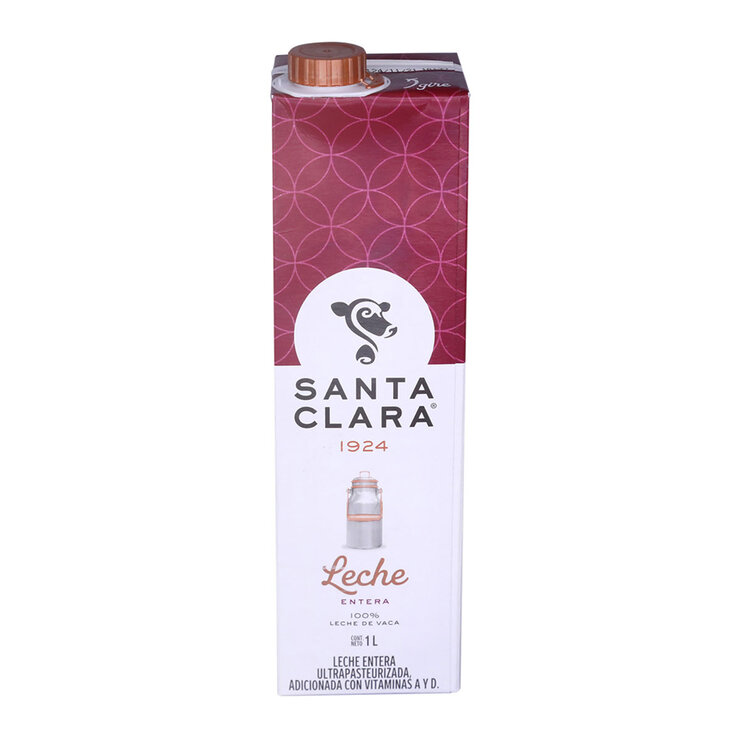 Santa Clara Leche Entera 6 pzas de 1 l — Imagen 1 de 2