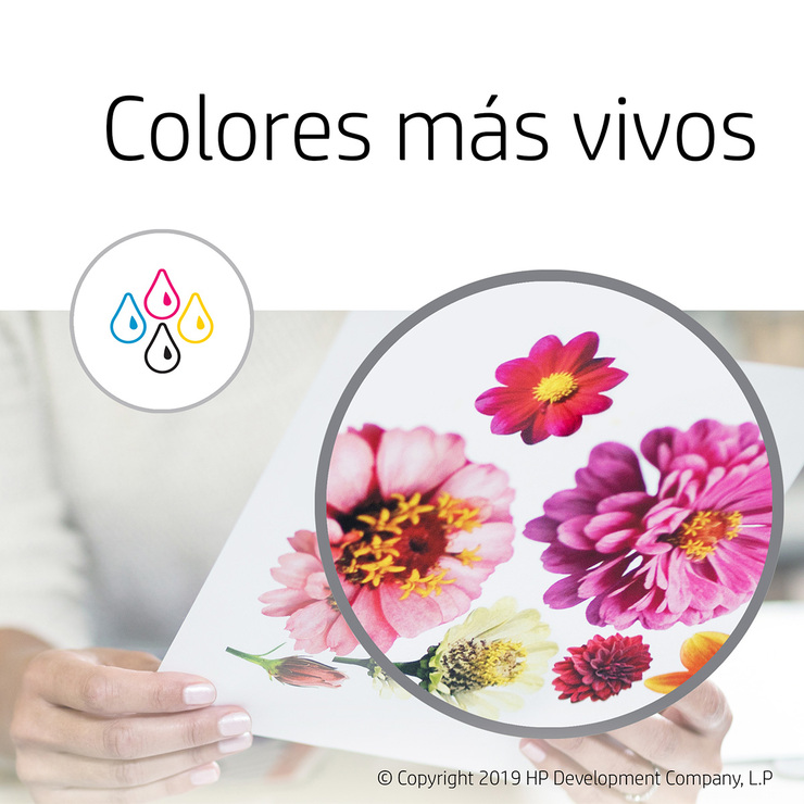 HP667 XL Cartucho de Tinta Tricolor — Imagen 2 de 3