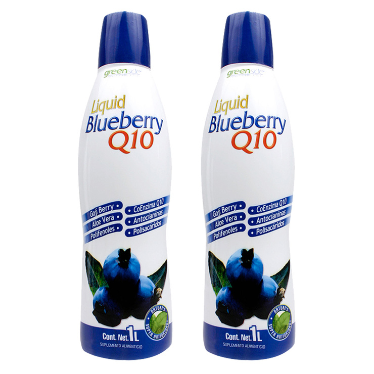 Greenside Blueberry 2 Botellas de 1L c/u