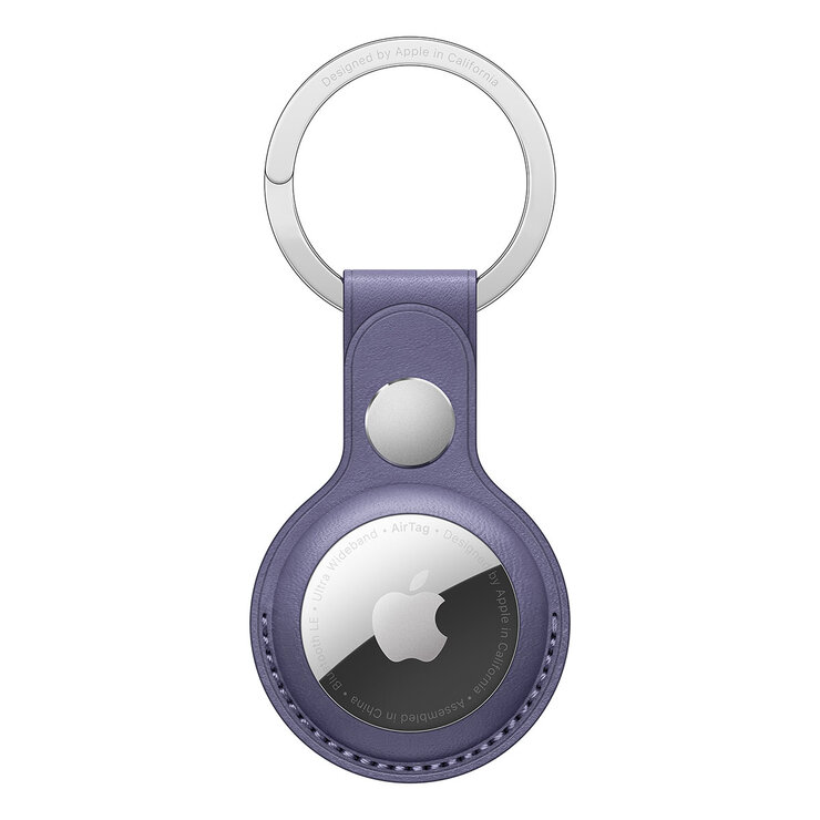 Apple Llavero de Piel para el AirTag Morado — Imagen 1 de 3