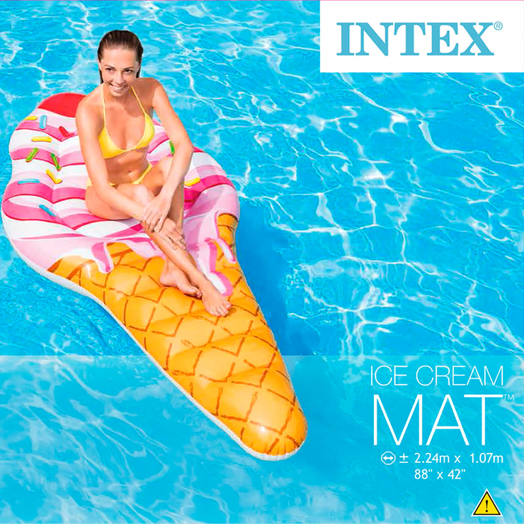 Intex Inflable Acuático en forma de Helado  — Imagen 1 de 3