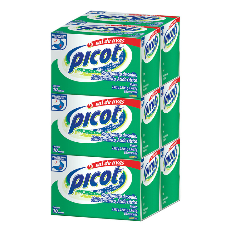 Picot Sal de Uvas 6 pzas de 10 Sobres  — Imagen 1 de 2