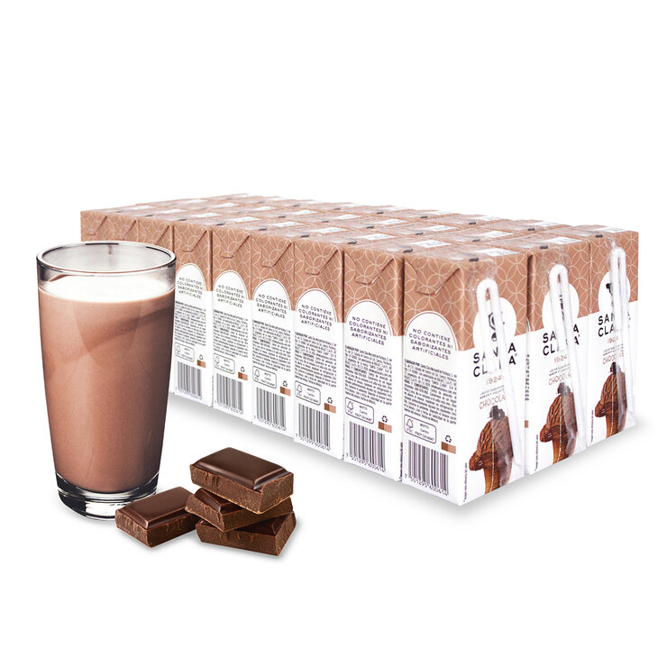 Santa Clara Leche sabor Helado de Chocolate 27 pzas de 200 ml — Imagen 3 de 3