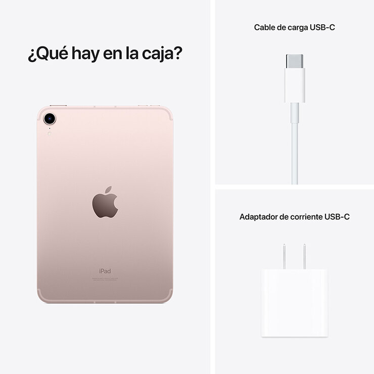 Apple iPad Mini 8.3" Wi-Fi + Celular 64GB Rosa — Imagen 2 de 4