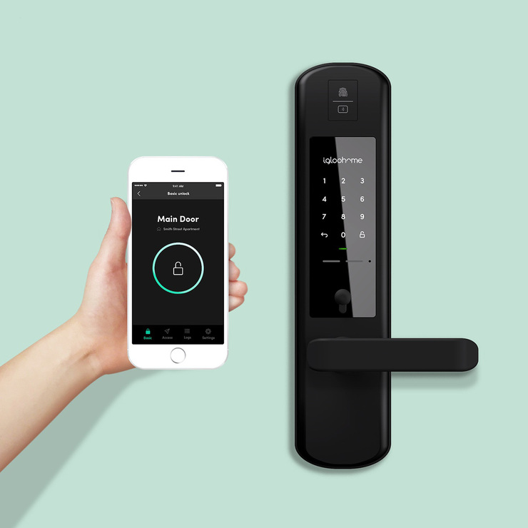 Igloohome, Smart Mortise Mod. 2+, Cerradura Electrónica, con Huella Digital — Imagen 3 de 4